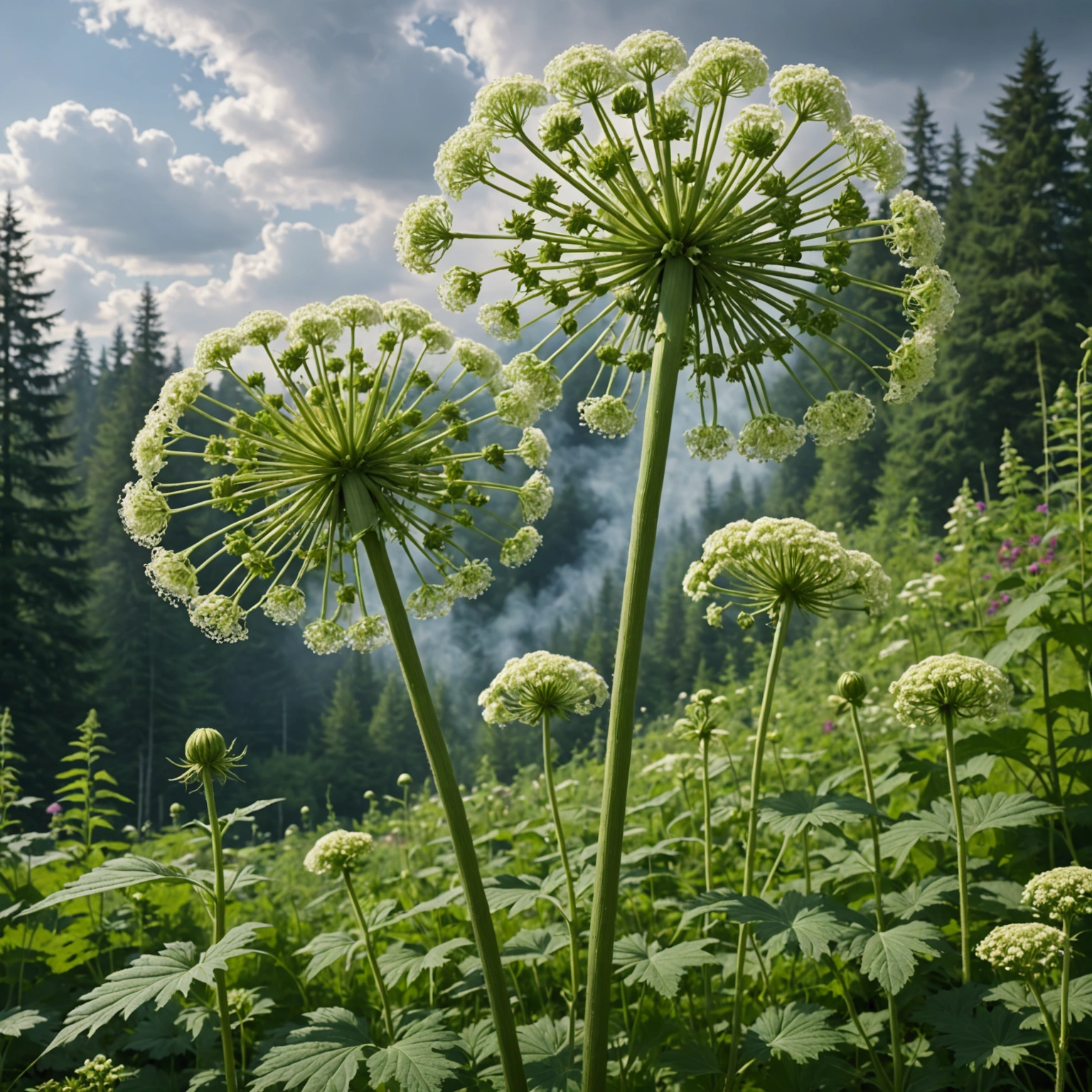 Самые опасные цветы: Борщевик и аконит – что скрывается за красотой природы?