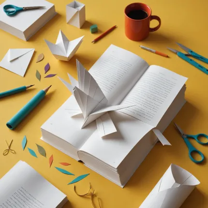 Откройте для себя мир творчества: как сделать книгу и голубь из бумаги шаблон для вдохновения